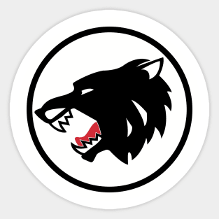 Big Jim's Wolf Pack Logo Sticker